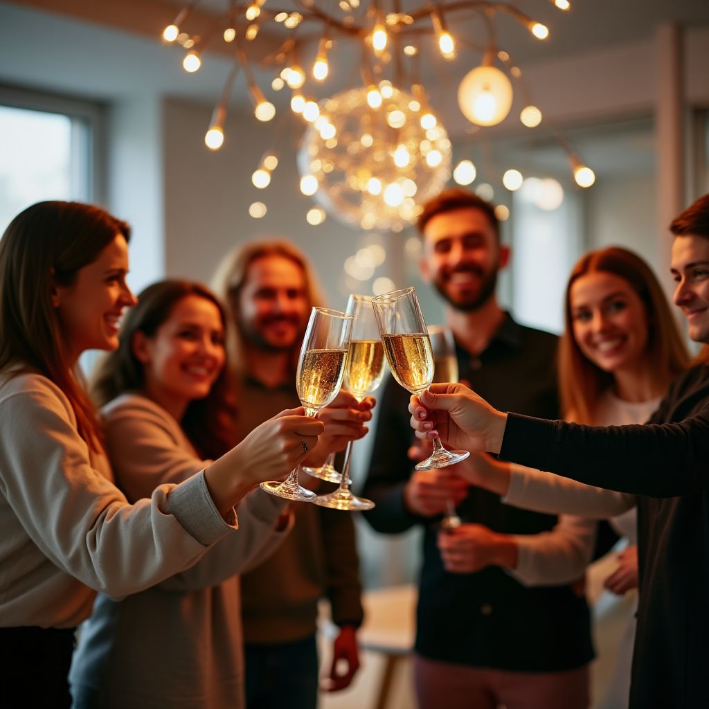 El equipo celebrando el lanzamiento de la nueva plataforma online.